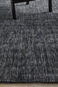 Azure Black Rug